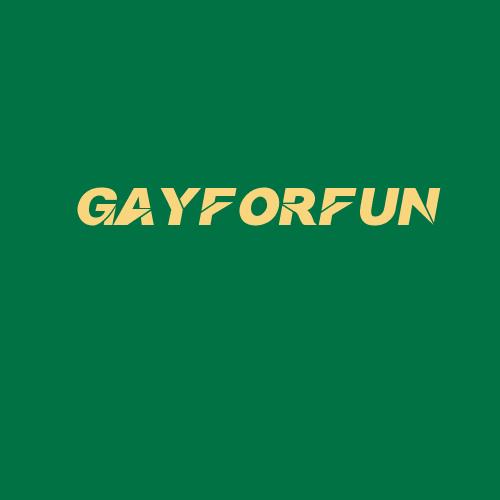 Logo da GAYFORFUN